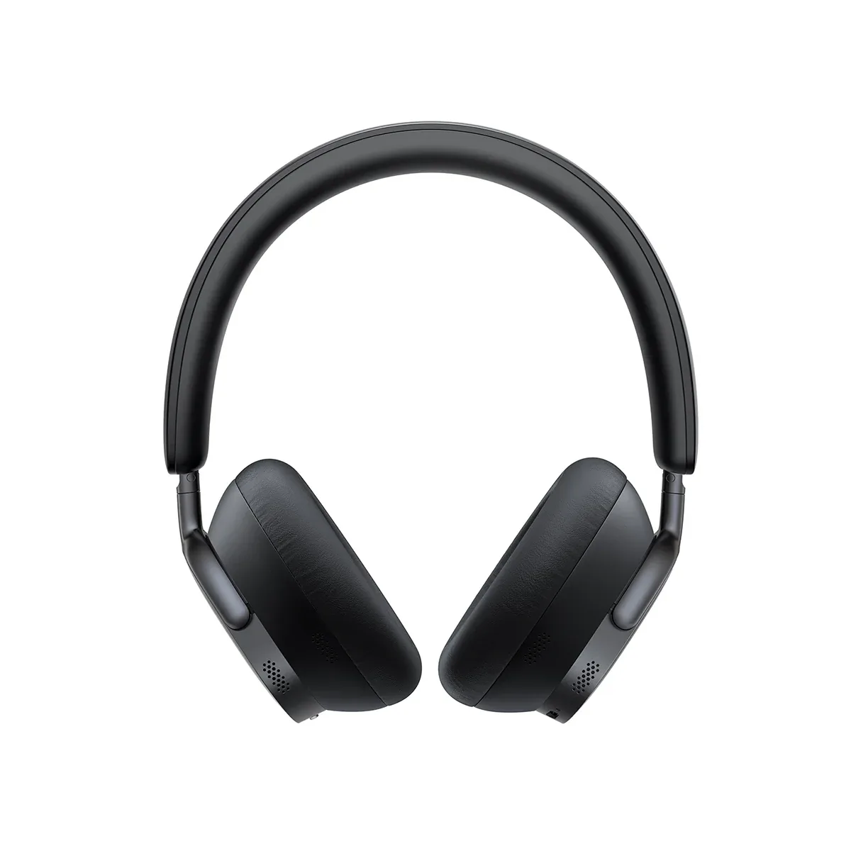 Baseus Inspire XH1 over-ear noise cancelling headphones in Cosmic Black, front view