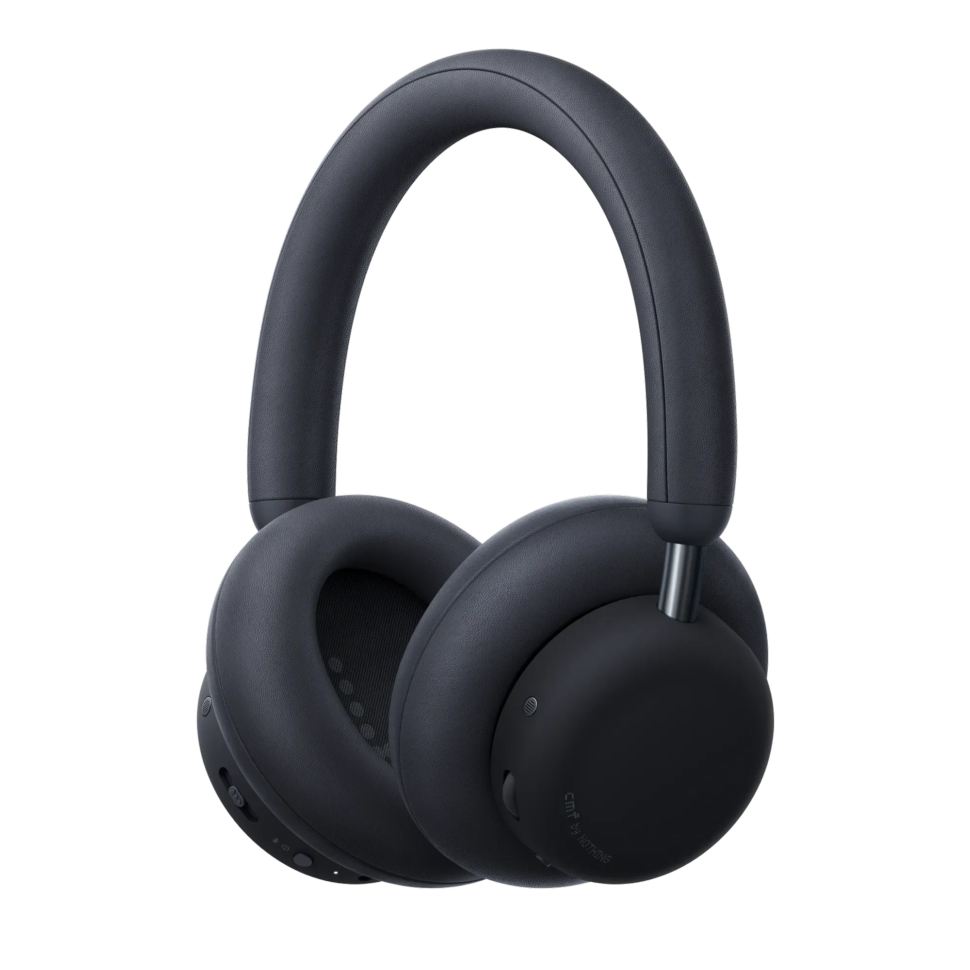 CMF by Nothing Headphone Pro over-ear headphones in Dark Grey, three-quarter view on a white background
