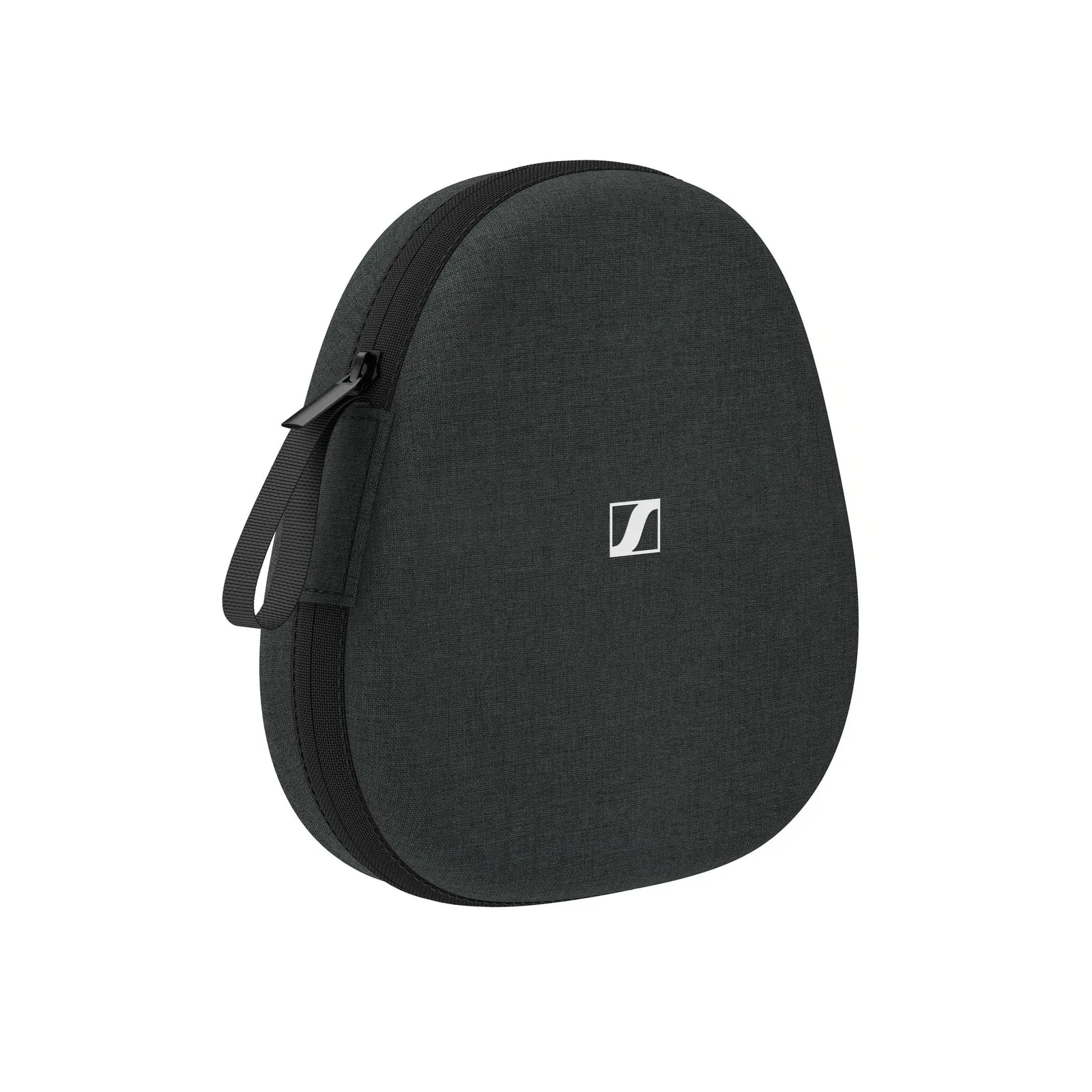 Black fabric-covered zip carry case for the Sennheiser MOMENTUM 4 Wireless